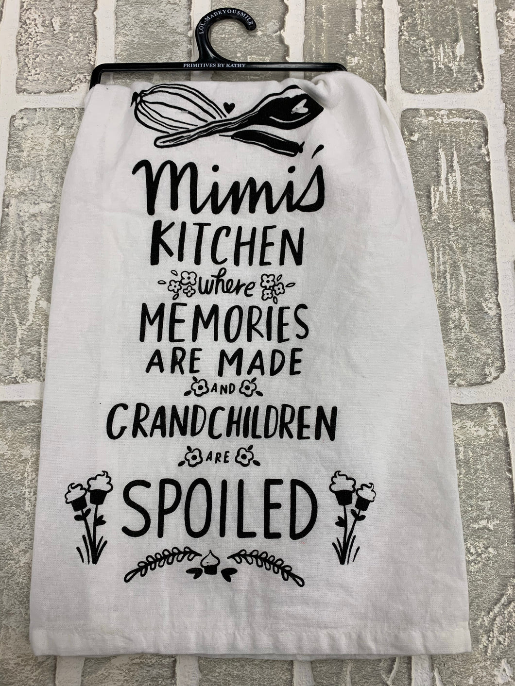 Mimi’s kitchen dish towel