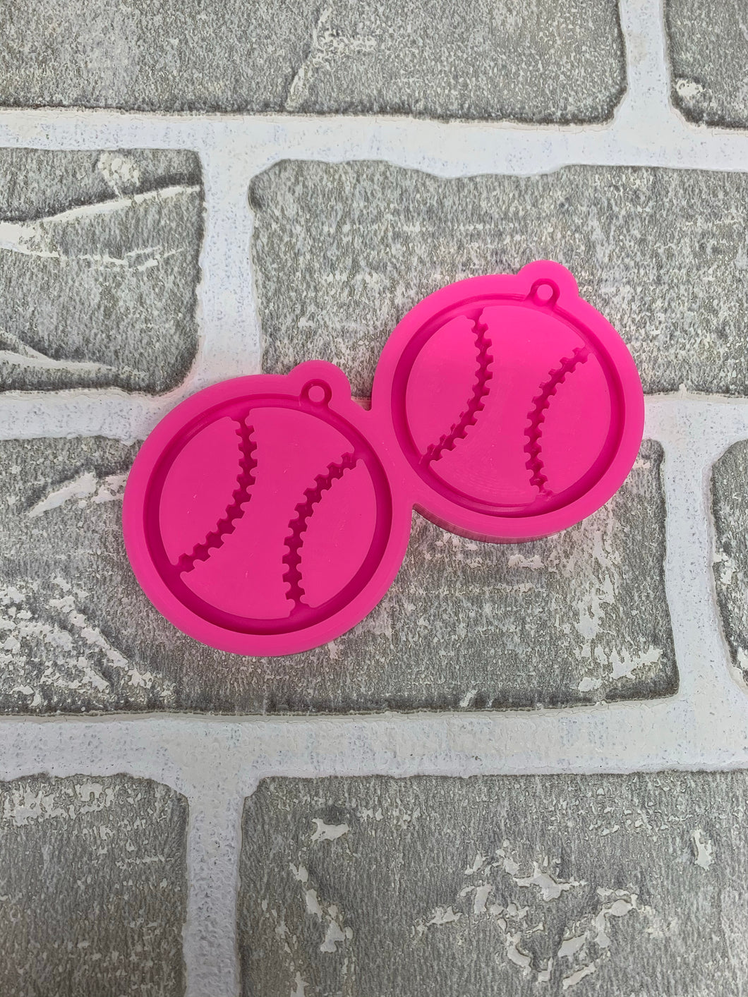 Medium -Lg baseball/ softball earring molds
