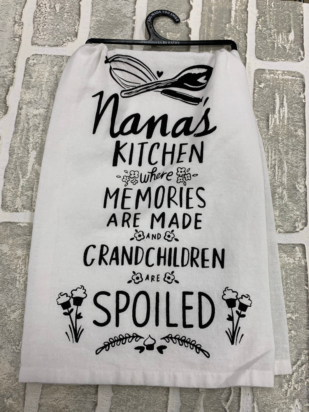 Nana’s kitchen dish towel
