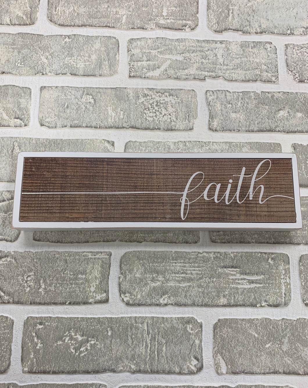 Faith block sign