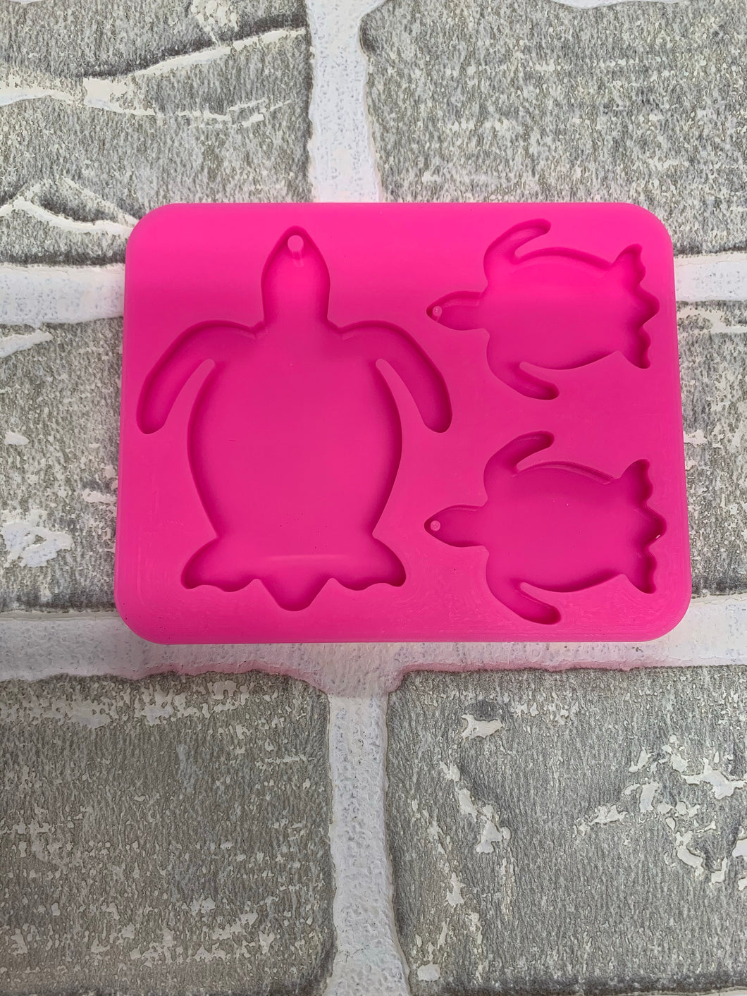Mom/ baby turtle mold