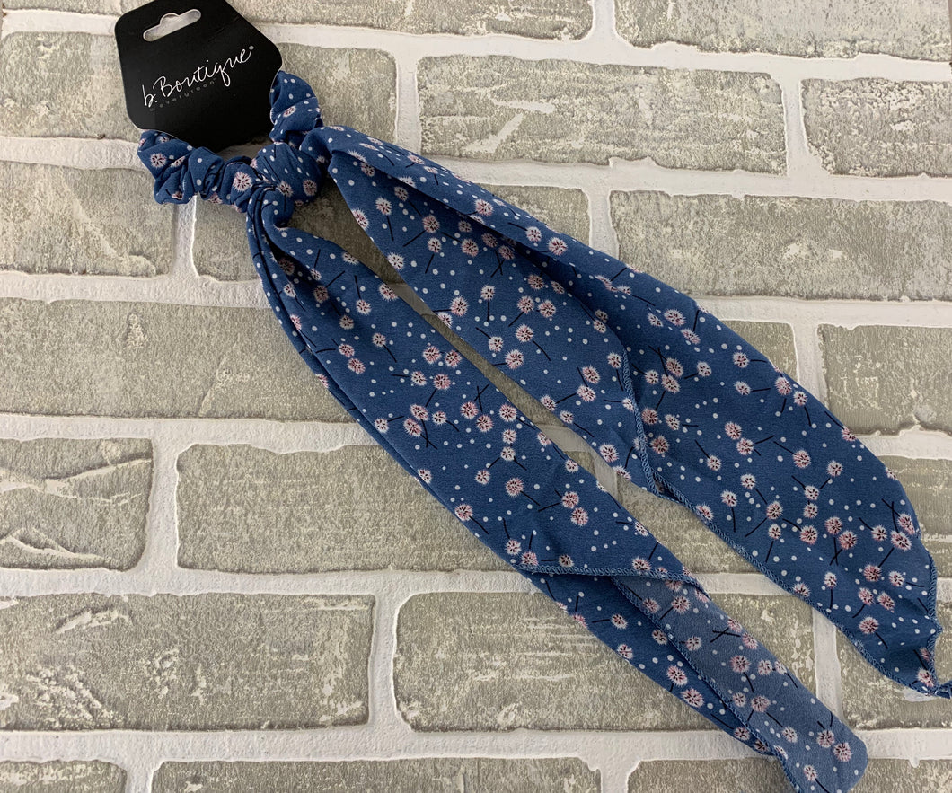 Dandelion scarf scrunchie