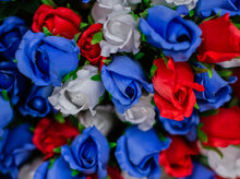 Load image into Gallery viewer, Red, White &amp; Blue Closed Bud Rose Bush
